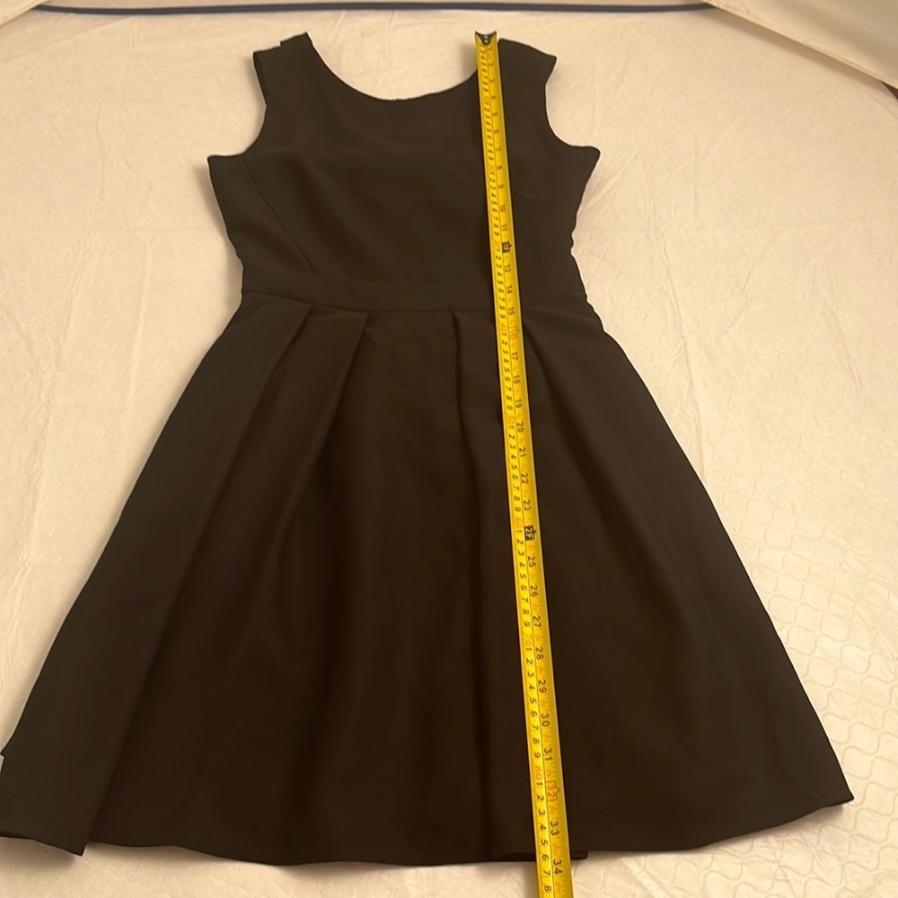 Kate Spade crepe bow back formal cocktail dress black 00 - Picture 7 of 11